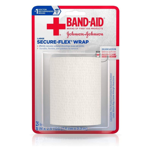 Band-Aid Tough Wrap 3 Inch - 2.5 Yards
