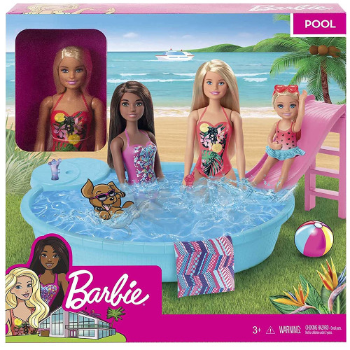 Barbie Doll & Pool Playset