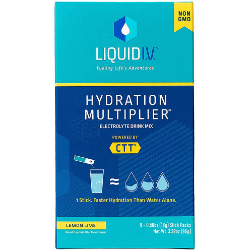 Liquid I.V. Hydration Multiplier Electrolyte Drink Mix Stick Packs Lemon Lime - 6 ct Liquid I.V. Hydration Multiplier Electrolyte Drink Mix Stick Packs Lemon Lime - 6 ct