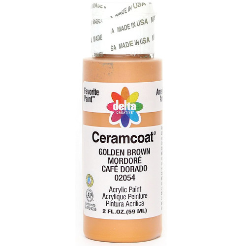 Ceramcoat Paint Golden Brown 2 oz