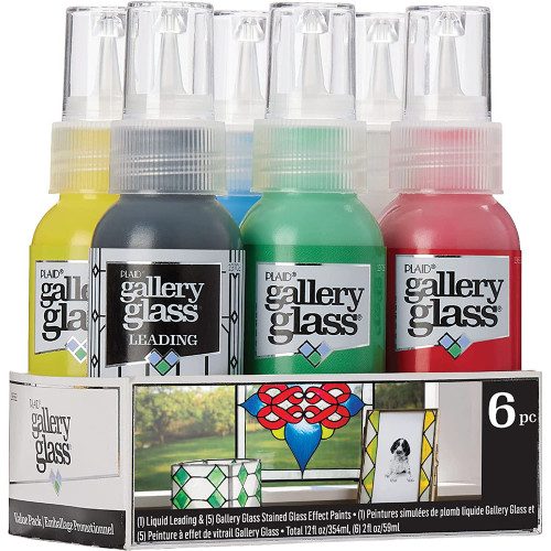 Gallary Glass Basic Pait Set, 6 Colors