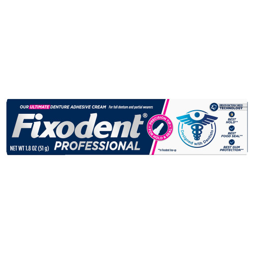 Fixodent Professional Denture Cream - 1.8 oz