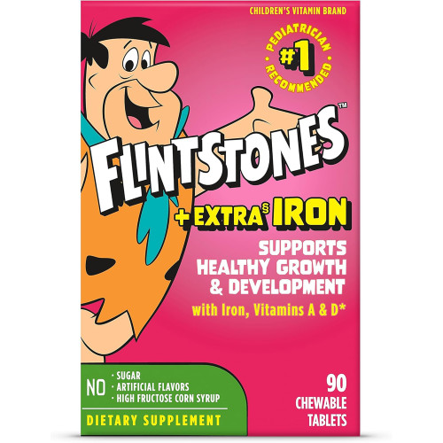 Flintstones Children's Chewable Multivitamin + Iron - 90 ct
