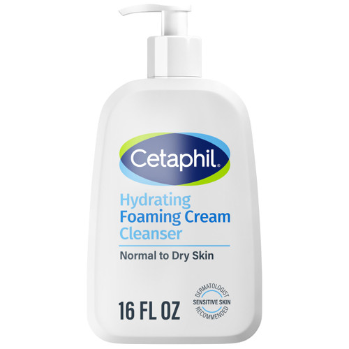 Cetaphil Hydrating Foaming Cream Cleanser - 16 oz