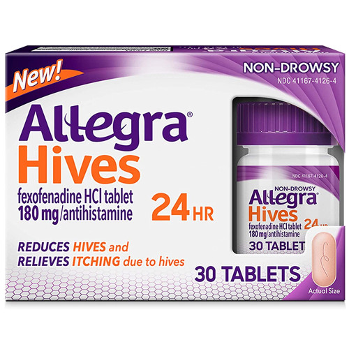 Allegra Hives Fexofenadine HCl Tablets - 30 ct