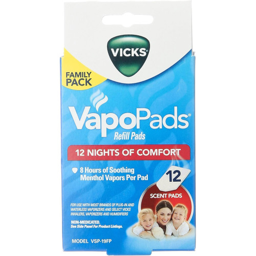 Vicks VapoPads Refills, Scent Pads VSP-19FP - 12 ct Vicks VapoPads Refills, Scent Pads VSP-19FP - 12 ct