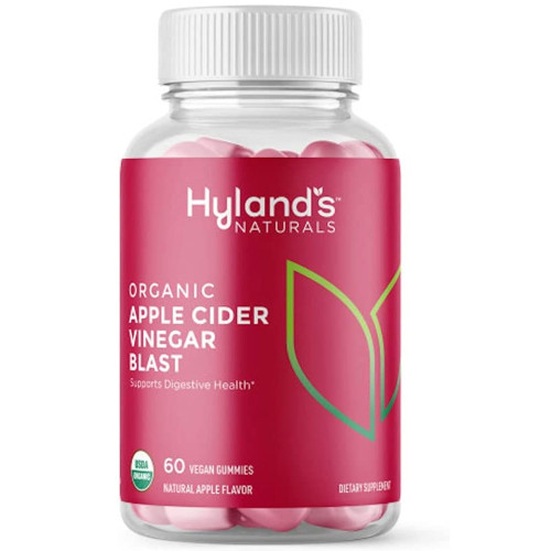 Hyland's Naturals Organic Apple Cider Vinegar Blast Vegan Gummies Natural Apple Flavor - 60 ct Hyland's Naturals Organic Apple Cider Vinegar Blast Vegan Gummies Natural Apple Flavor - 60 ct