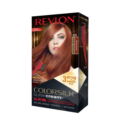 Revlon Luxurious ColorSilk Buttercream Hair Color Medium Auburn 42R Revlon Luxurious ColorSilk Buttercream Hair Color Medium Auburn 42R