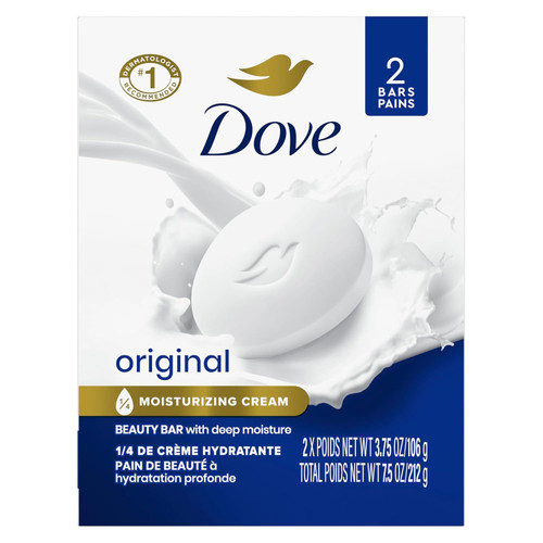 Dove Beauty Bars White - 2-4.25 oz