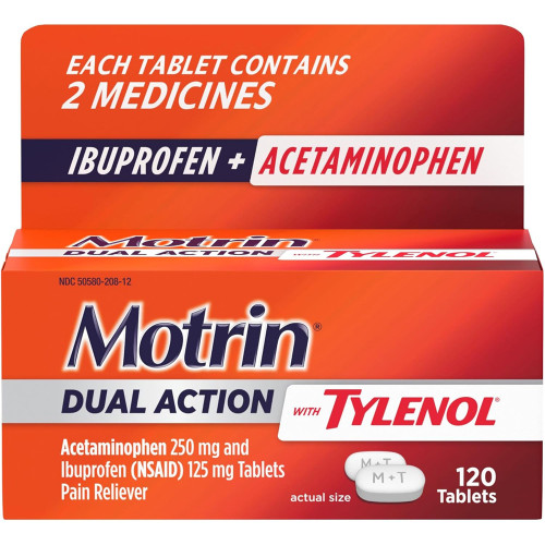 Motrin Dual Action with Tylenol - 120 ct