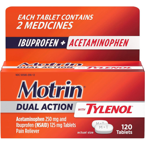 Motrin Dual Action with Tylenol - 80 ct