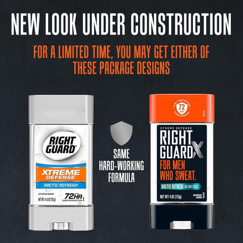 Right Guard Xtreme Defense Antiperspirant Deodorant Gel, Artic Refresh - 4 oz Right Guard Xtreme Defense Antiperspirant Deodorant Gel, Artic Refresh - 4 oz