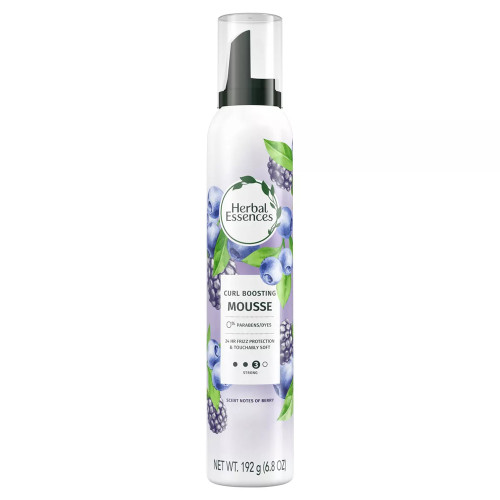 Herbal Essences Curl Boosting Mousse, Berry - 6.8 oz