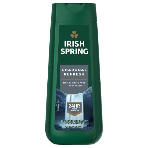 Irish Spring Charcoal Refresh Body Wash - 20 oz