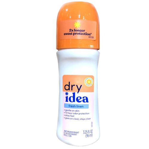 Dry Idea Fresh Linen Roll-On Antiperspirant Deodorant, 3.25 Ounce