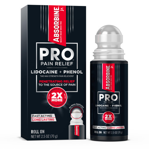 Absorbine Jr. Pro Lidocaine Roll-On - 2.5 oz
