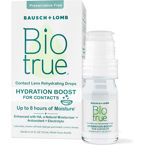 Biotrue Hydration Boost Contact Lens Eye Drops - 0.33 oz
