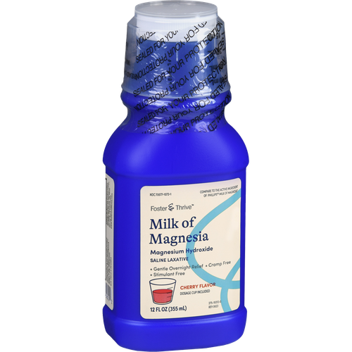 Foster & Thrive Milk of Magnesia Liquid, Cherry - 12 oz