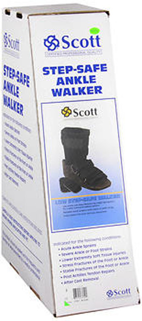 Scott Step-Safe Ankle Walker Low Medium- 1 each
