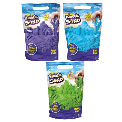 Kinetic Sand Original Sensory Play Sand, Assorted Colors - 2 lbs