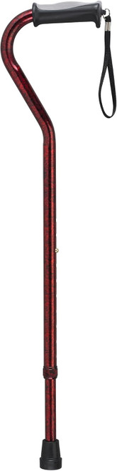 Drive Medical Cane Red Crackle