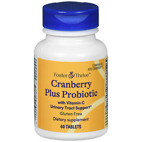 Foster & Thrive Cranberry Plus Probiotic Tablets - 60 count Foster & Thrive Cranberry Plus Probiotic Tablets - 60 count