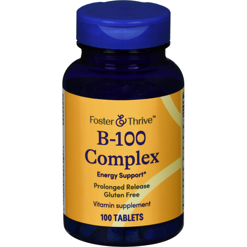 Foster & Thrive B-100 Complex Prolonged ReleaseTablets - 100 count
