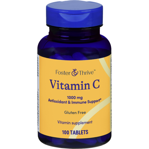 Foster & Thrive Vitamin C 1000 mg Tablets - 100 count