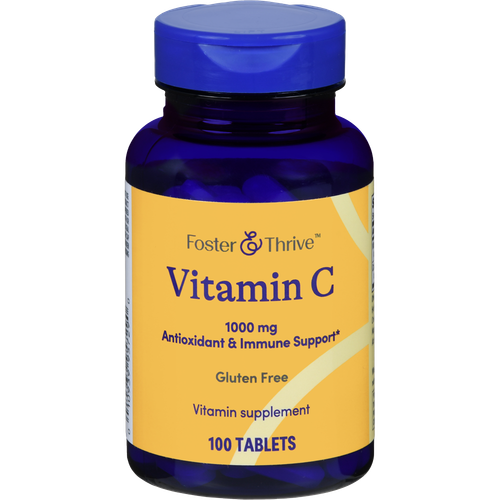 Foster & Thrive Vitamin C 1000 mg Tablets - 100 count