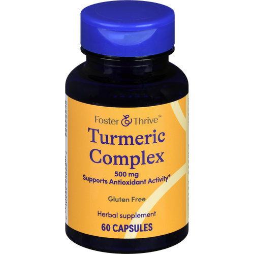 Foster & Thrive Turmeric Complex 500 mg Capsules - 60 count