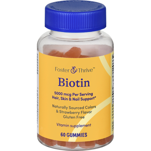 Foster & Thrive Biotin 5000 mcg Gummies - 60 count