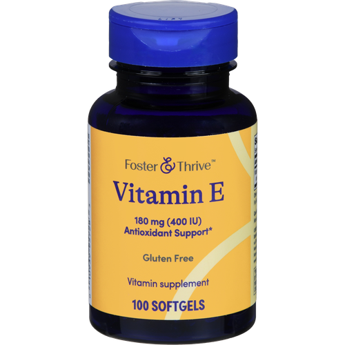 Foster & Thrive Vitamin E 180 mg (400 IU) Softgels - 100 count
