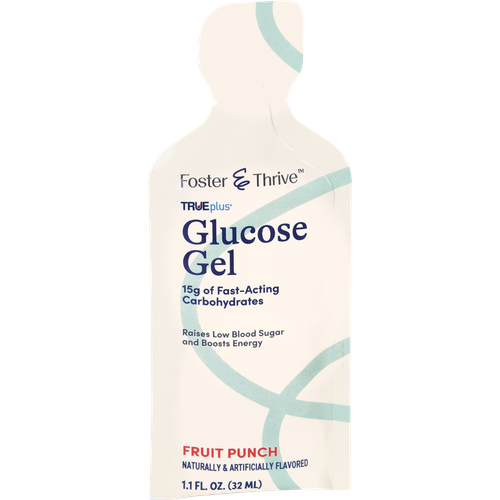 Foster & Thrive Trueplus Glucose Gel Fruit Punch - 6 each