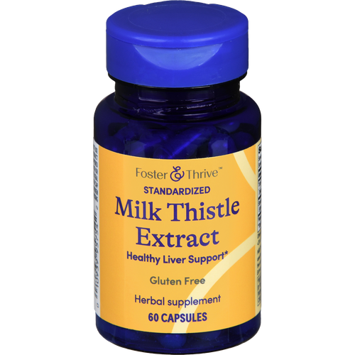 Foster & Thrive Standardized Milk Thistle Extract Capsules - 60 count