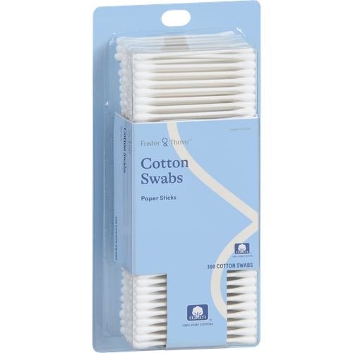 Foster & Thrive Cotton Swabs - 70 count