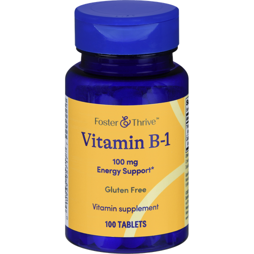 Foster & Thrive Vitamin B-1 100 mg Tablets - 100 count