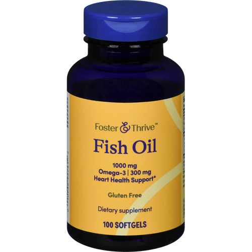 Foster & Thrive Fish Oil 1000 mg Softgels - 100 count