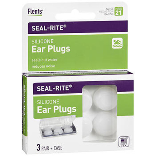 Flents Seal-Rite Silicone Ear Plugs - 3 Pair