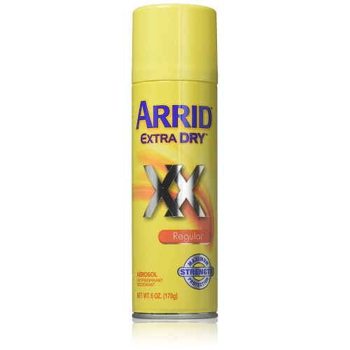 Arrid XX Extra Dry Antiperspirant Deodorant Aerosol Regular - 6 oz