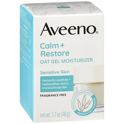 Aveeno Calm + Restore Oat Gel Moisturizer Fragrance Free - 1.7 oz