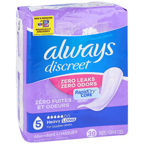 Always Discreet Pads Heavy Long - 117ct