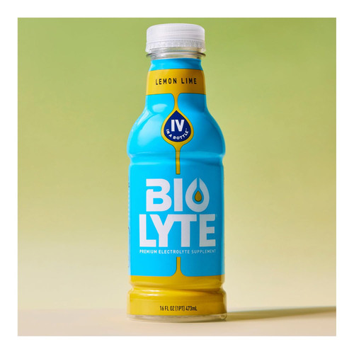 Biolyte IV In A Bottle, Lemon Lime, 12-16 oz Bottles