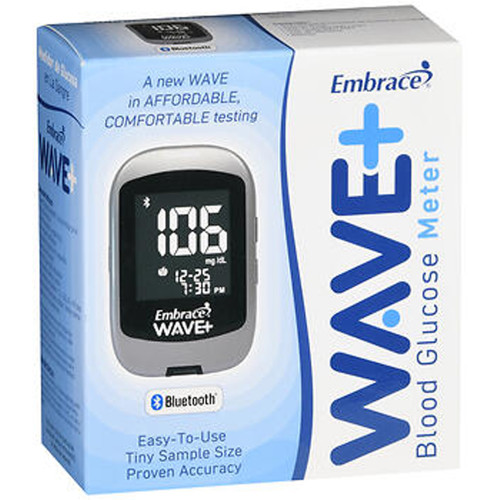 Embrace Wave+ Blood Glucose Meter