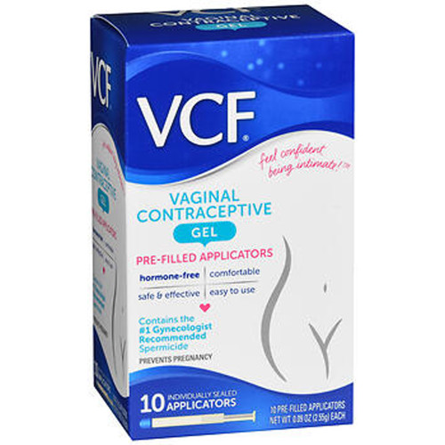 VCF Vaginal Contraceptive Gel Pre-Filled Applicators - 10 ct