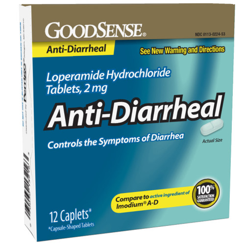 Good Sense Anti Diarrheal Caplets - 12 ct