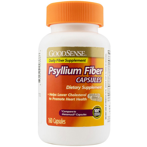 Good Sense Natural Psyllium Fiber Capsules - 160 ct