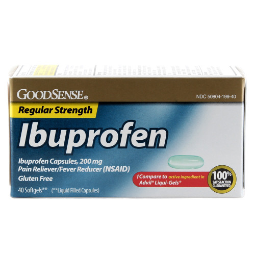 Good Sense Ibuprofen Liquid Softgels, 200 mg - 40 ct Good Sense Ibuprofen Liquid Softgels, 200 mg - 40 ct
