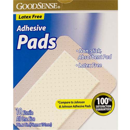 Good Sense Non-Stick Adhesive Pads Large - 10 ct
