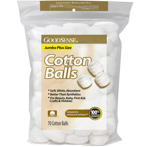 Good Sense Cotton Balls Jumbo Plus - 70 ct
