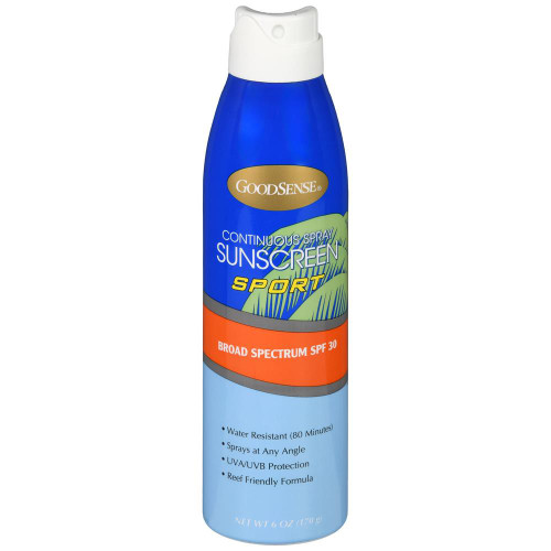 GoodSense Sunscreen Continuous Spray Sport, SPF 30 - 6 oz GoodSense Sunscreen Continuous Spray Sport, SPF 30 - 6 oz